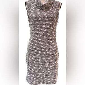 NWT Versona Navy and White Textured Knit Sweater Medium Size